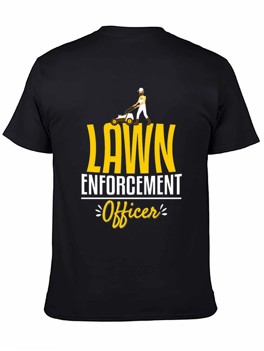 Lawn Enforcement Officer Graphic Tee
