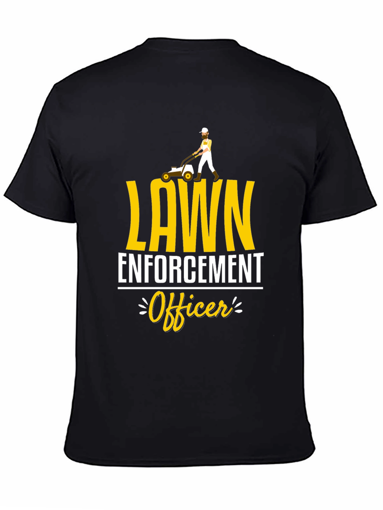 Lawn Enforcement Officer Graphic Tee