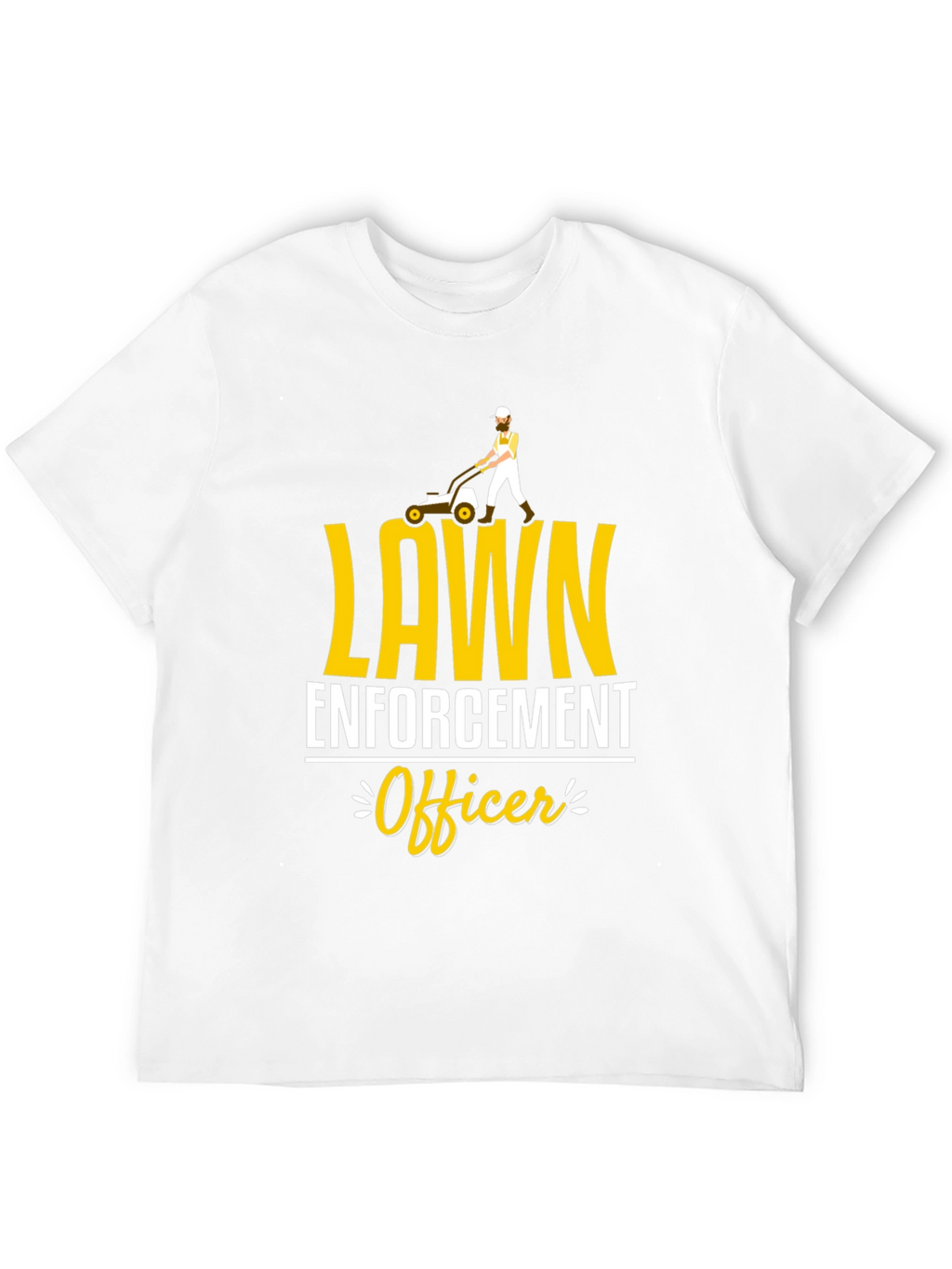 Lawn Enforcement Officer Graphic Tee