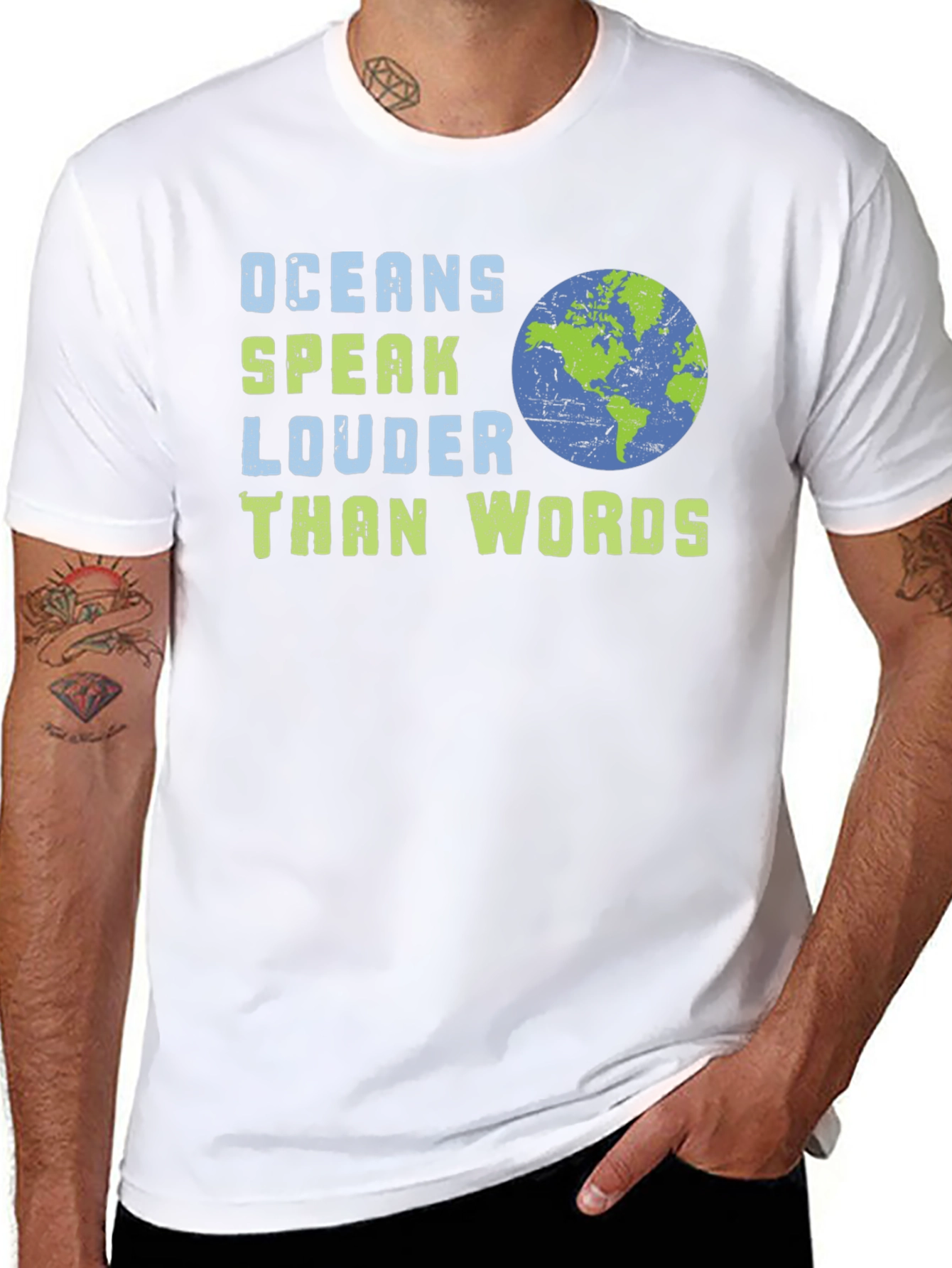 Oceans Speak Louder Than Words T-Shirt