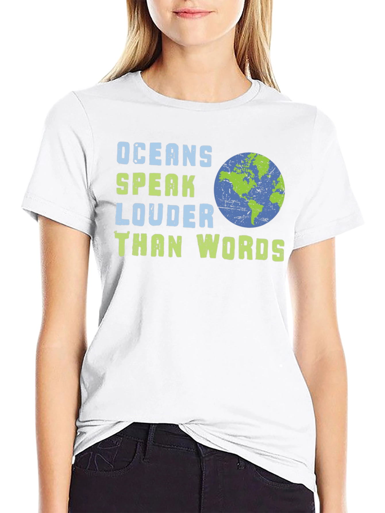 Oceans Speak Louder Than Words T-Shirt