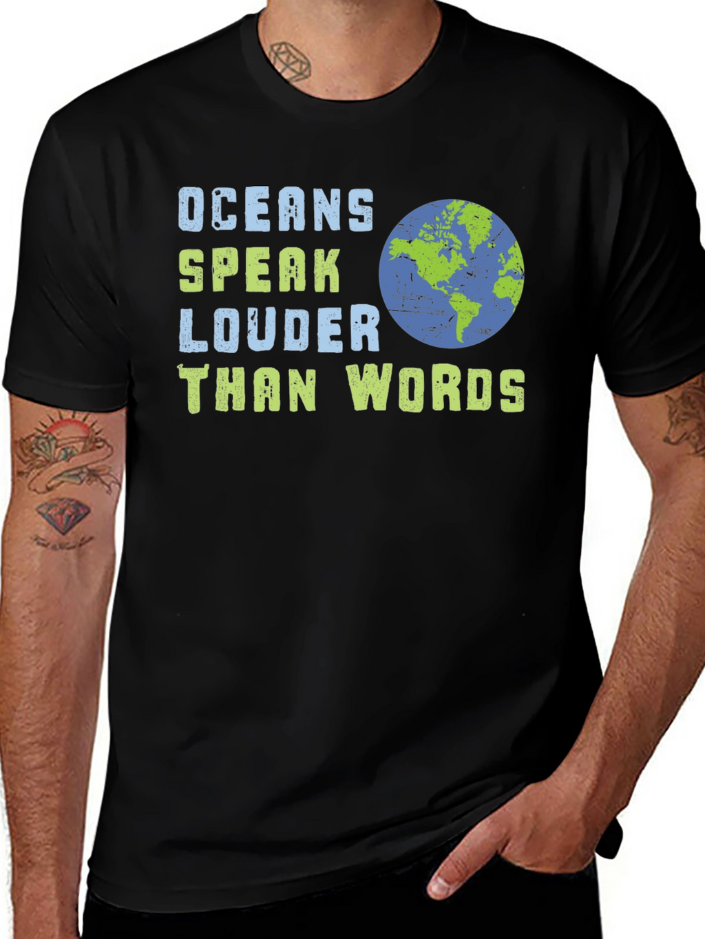 Oceans Speak Louder Than Words T-Shirt