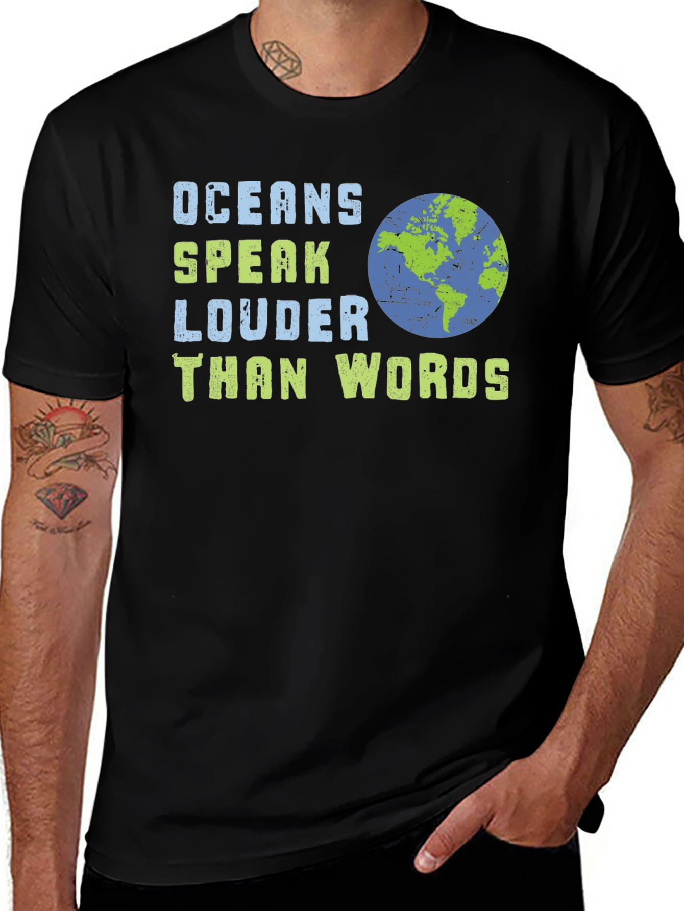 Oceans Speak Louder Than Words T-Shirt