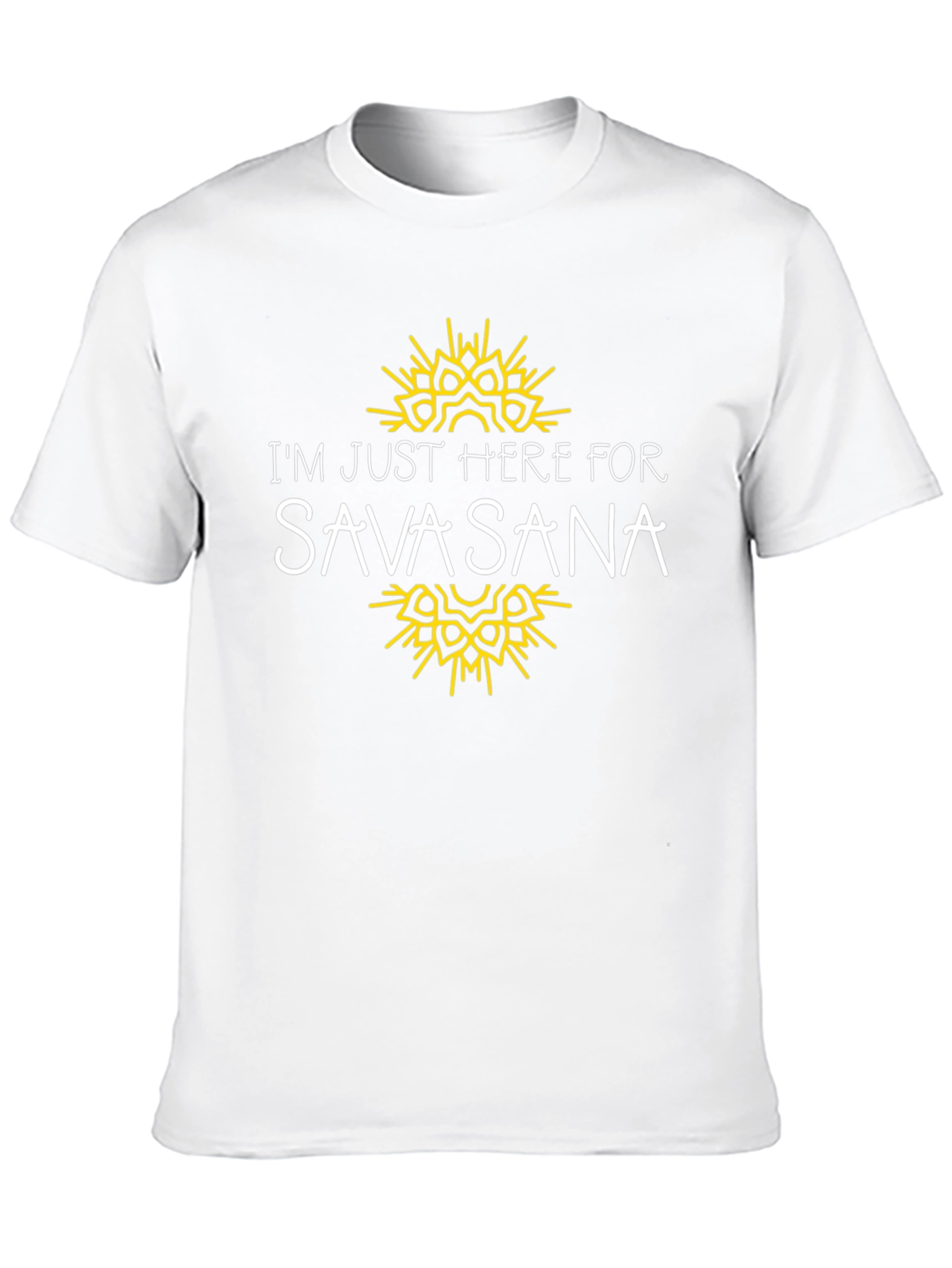 Savasana Yoga Black T-Shirt - Meditation Relaxation Tee