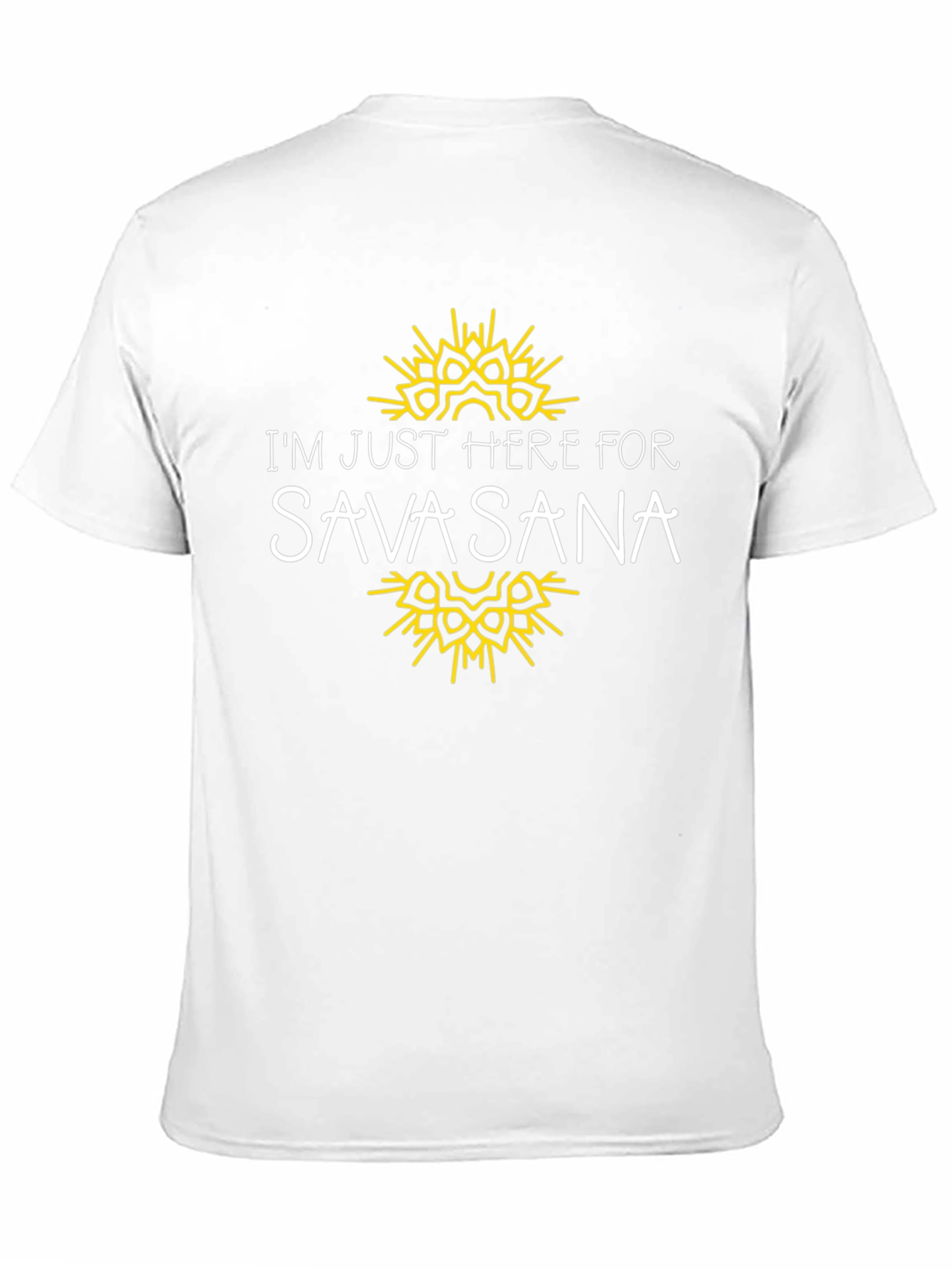 Savasana Yoga Black T-Shirt - Meditation Relaxation Tee