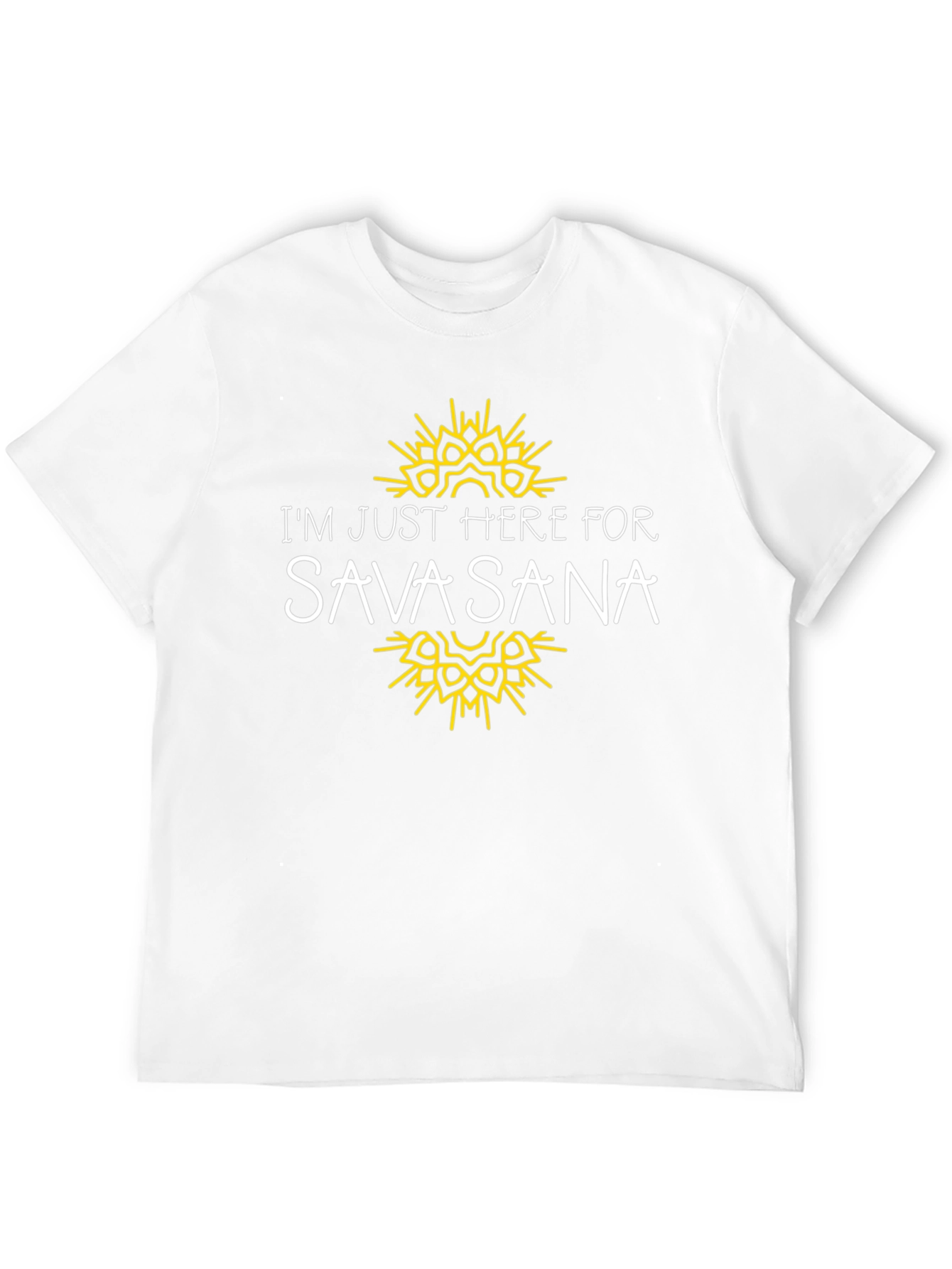 Savasana Yoga Black T-Shirt - Meditation Relaxation Tee