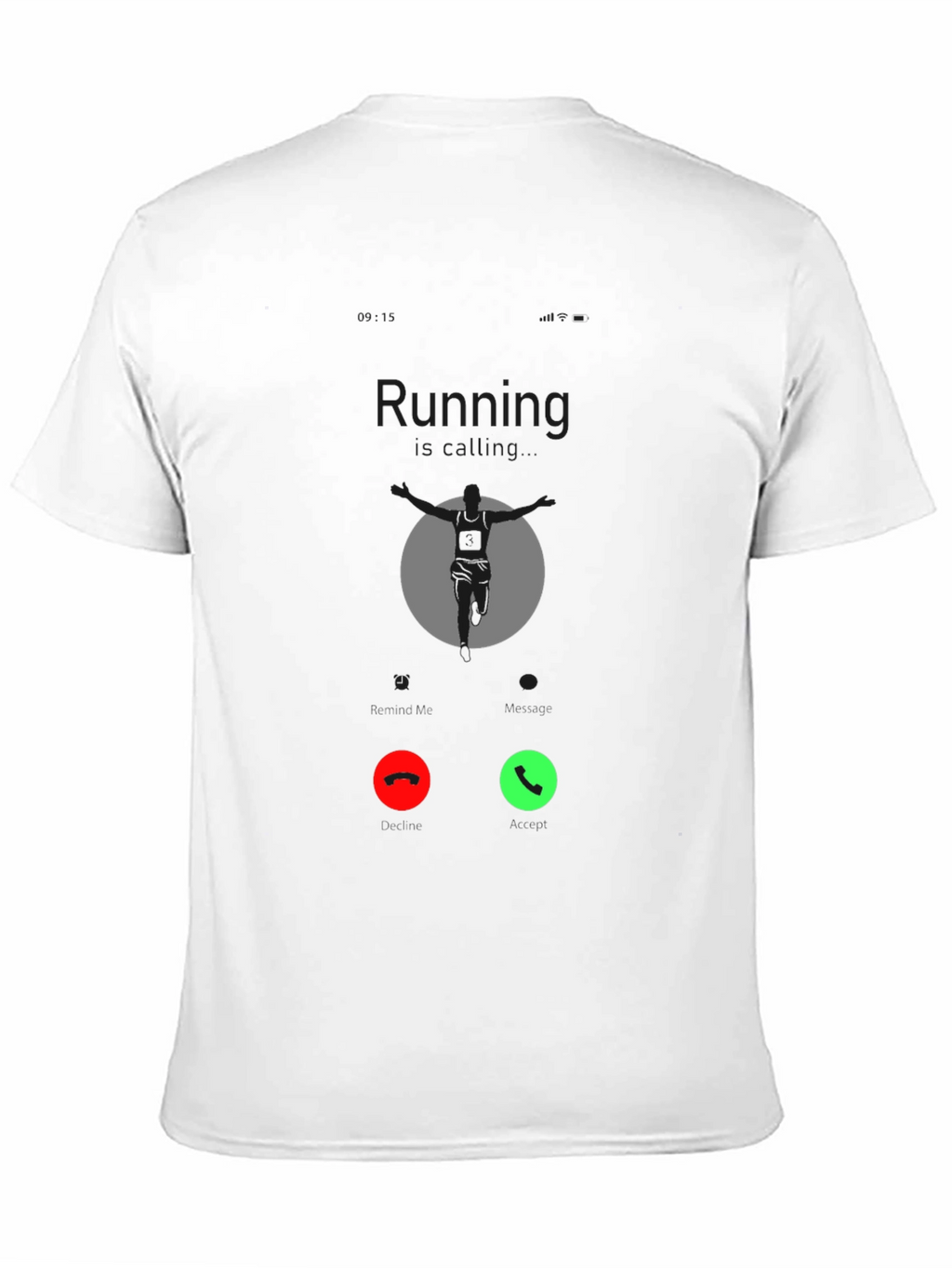 Running Call Black T-Shirt