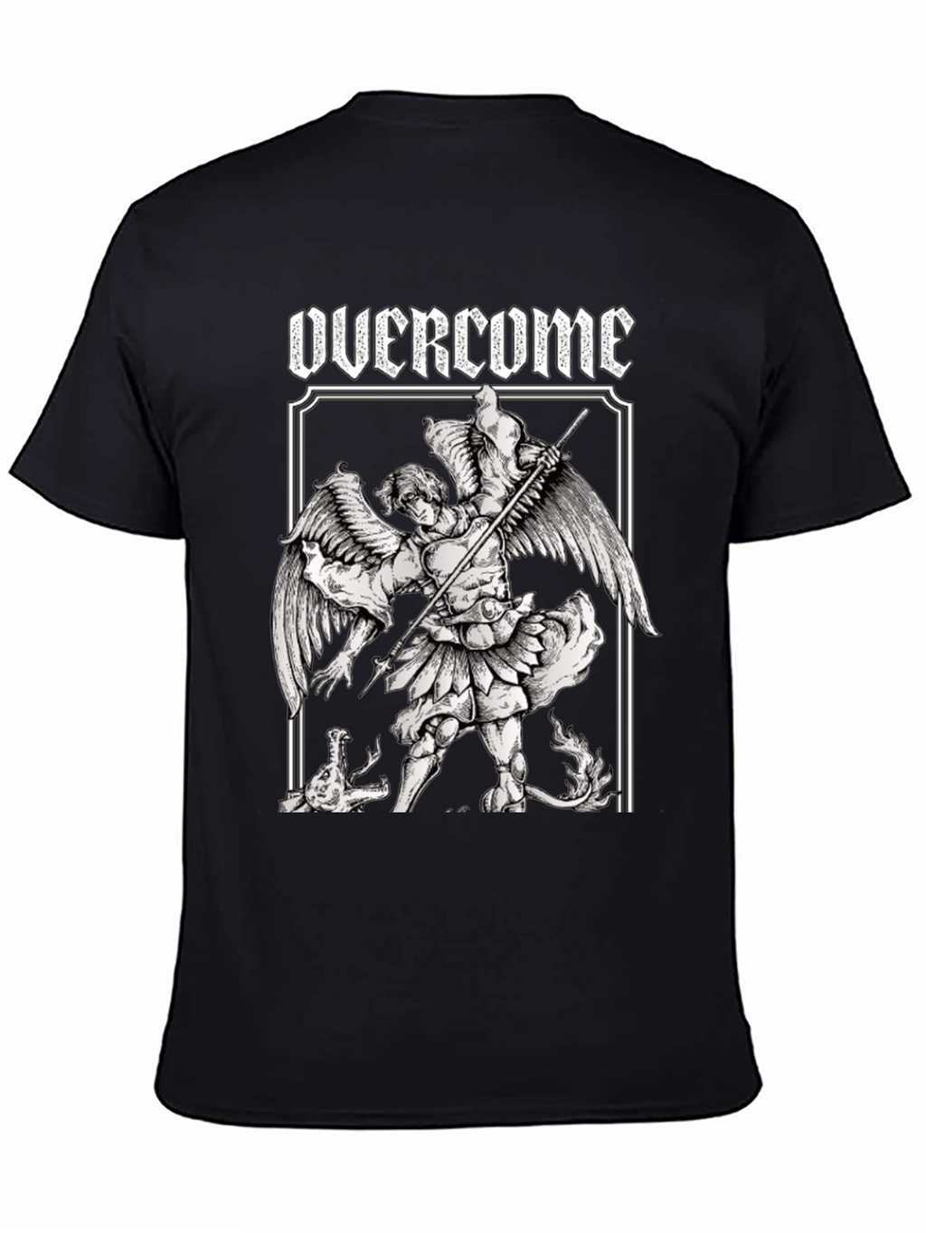 Overcome Graphic T-Shirt - Angel Warrior