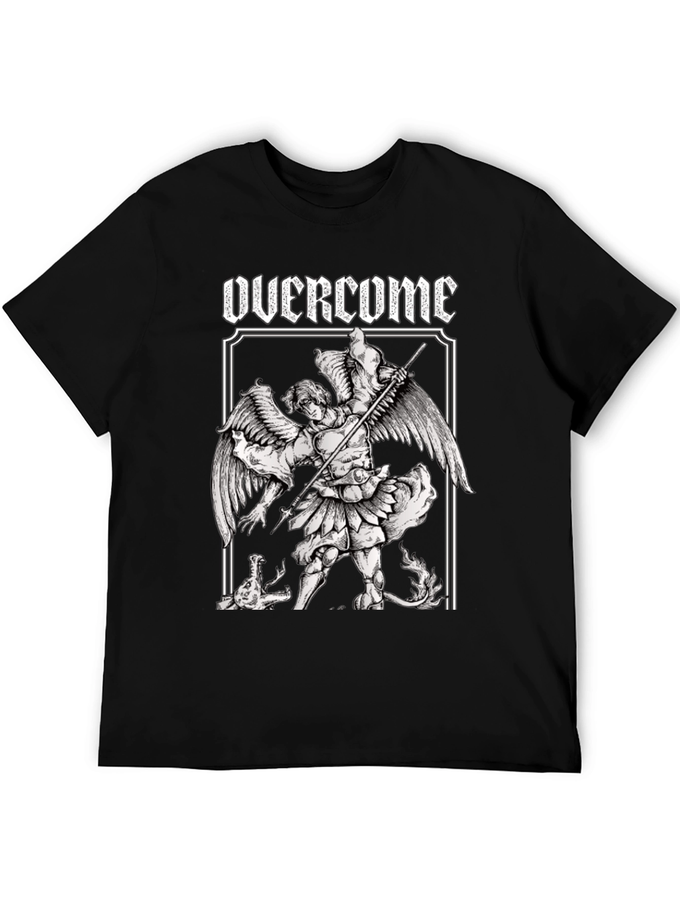 Overcome Graphic T-Shirt - Angel Warrior