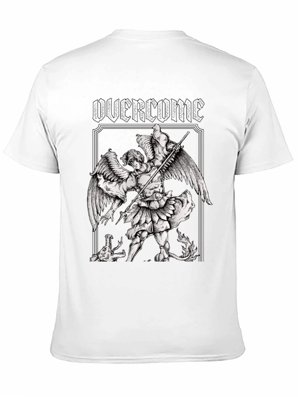 Overcome Graphic T-Shirt - Angel Warrior