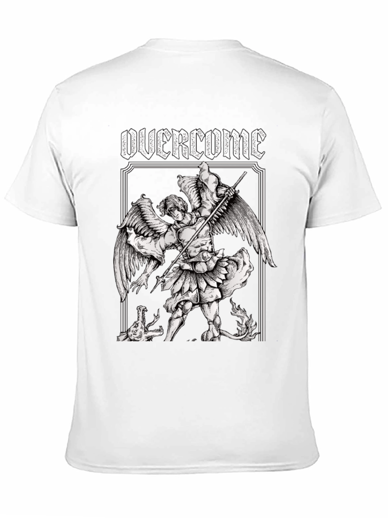 Overcome Graphic T-Shirt - Angel Warrior