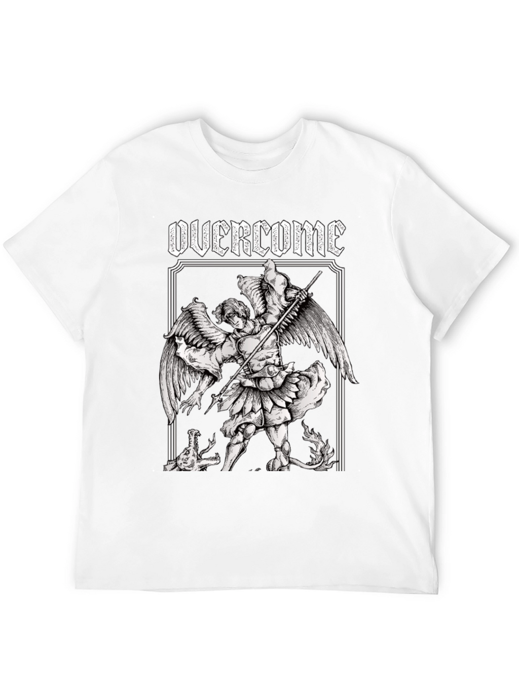 Overcome Graphic T-Shirt - Angel Warrior