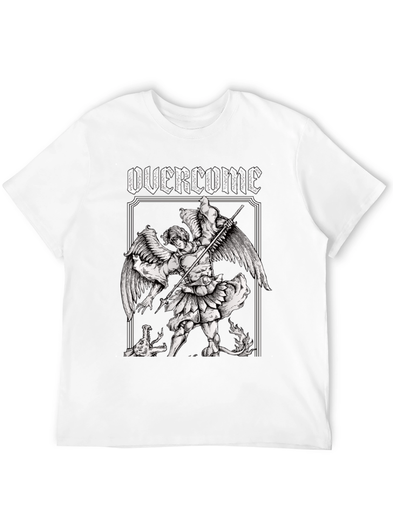 Overcome Graphic T-Shirt - Angel Warrior