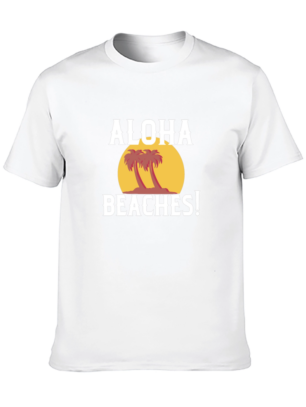 Aloha Beaches Graphic Tee - Tropical Summer Vibes!