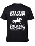 Weekend Riding Forecast T-Shirt
