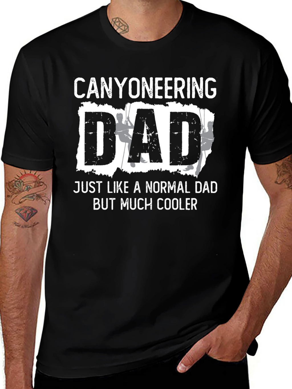 Canyoneering Dad T-Shirt: Cool Adventure Father Tee