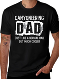 Canyoneering Dad T-Shirt: Cool Adventure Father Tee