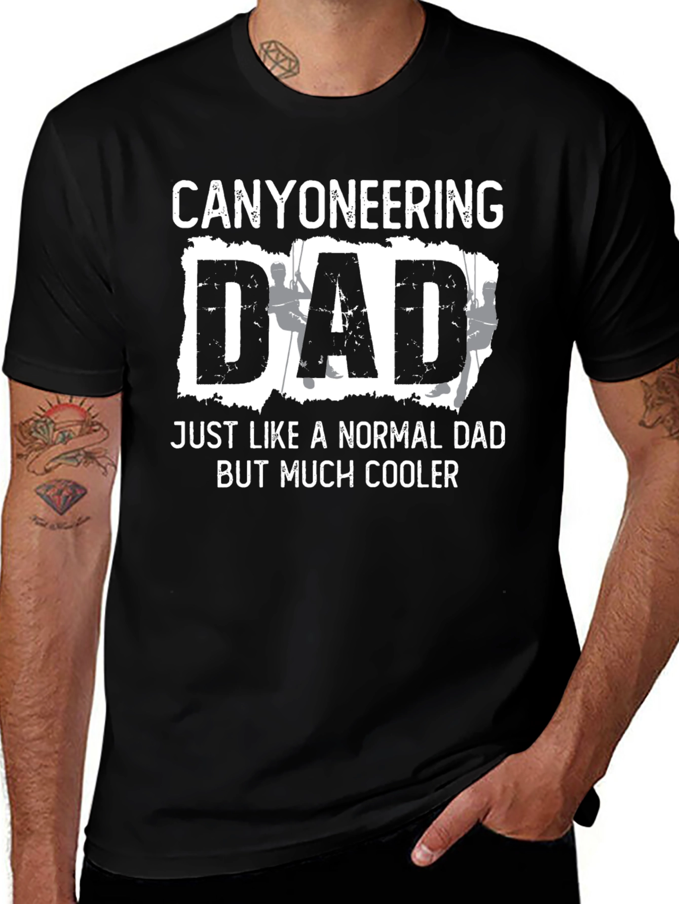 Canyoneering Dad T-Shirt: Cool Adventure Father Tee