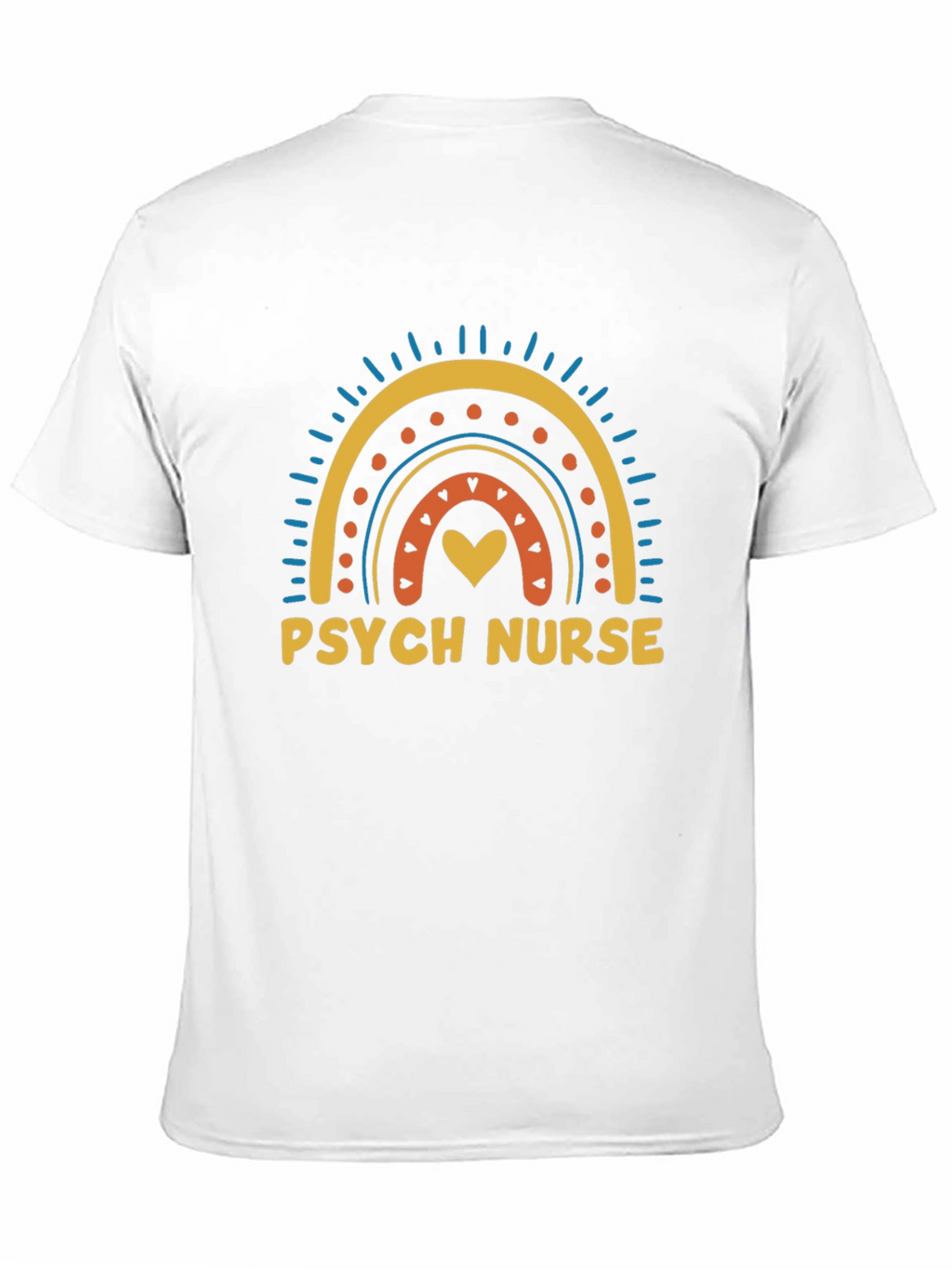 Psych Nurse Rainbow Graphic Tee