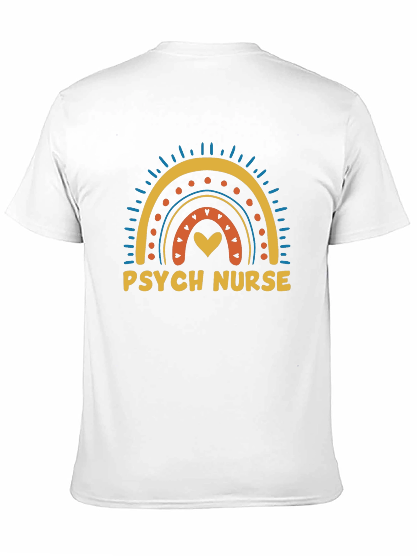 Psych Nurse Rainbow Graphic Tee