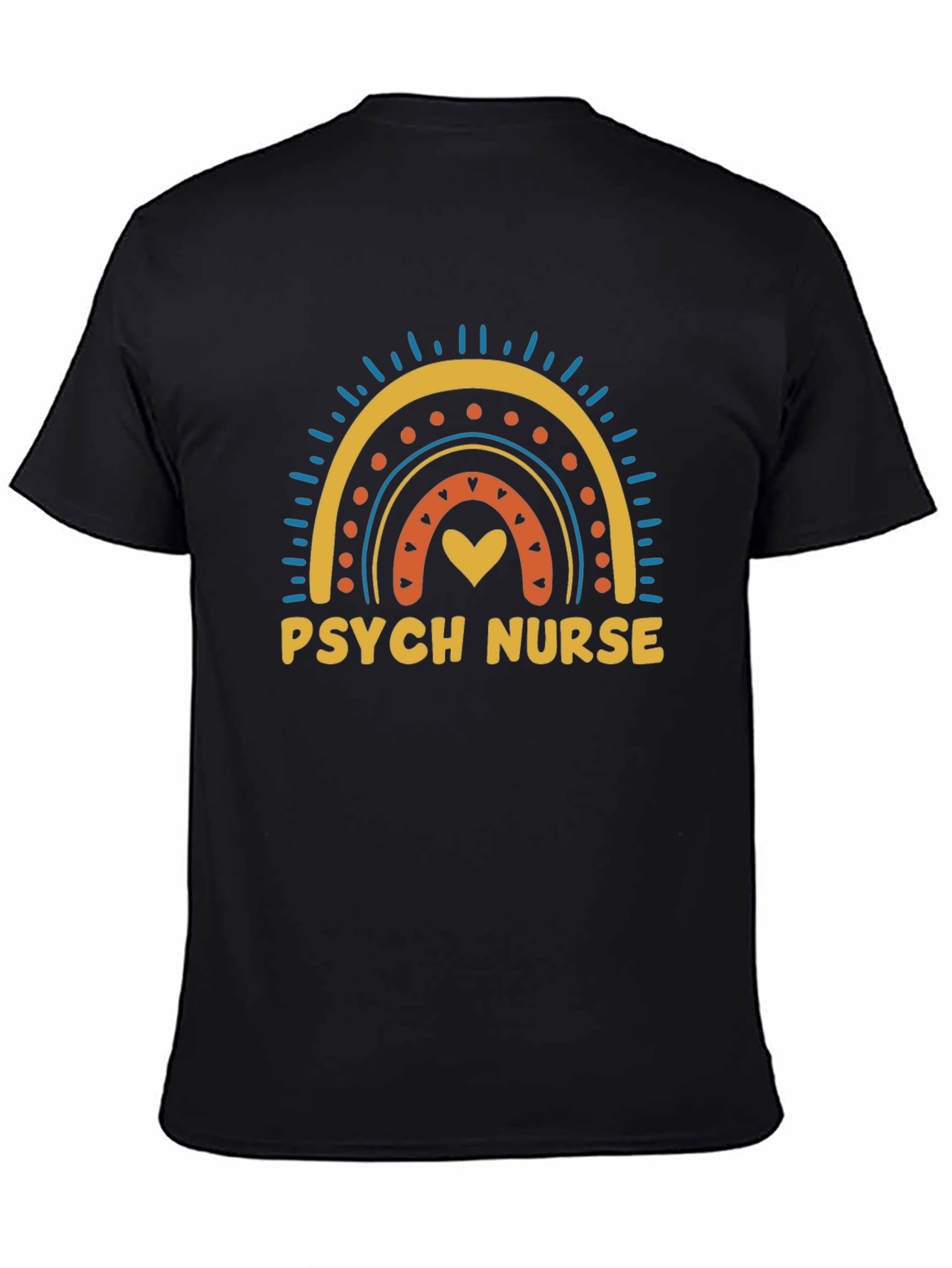 Psych Nurse Rainbow Graphic Tee