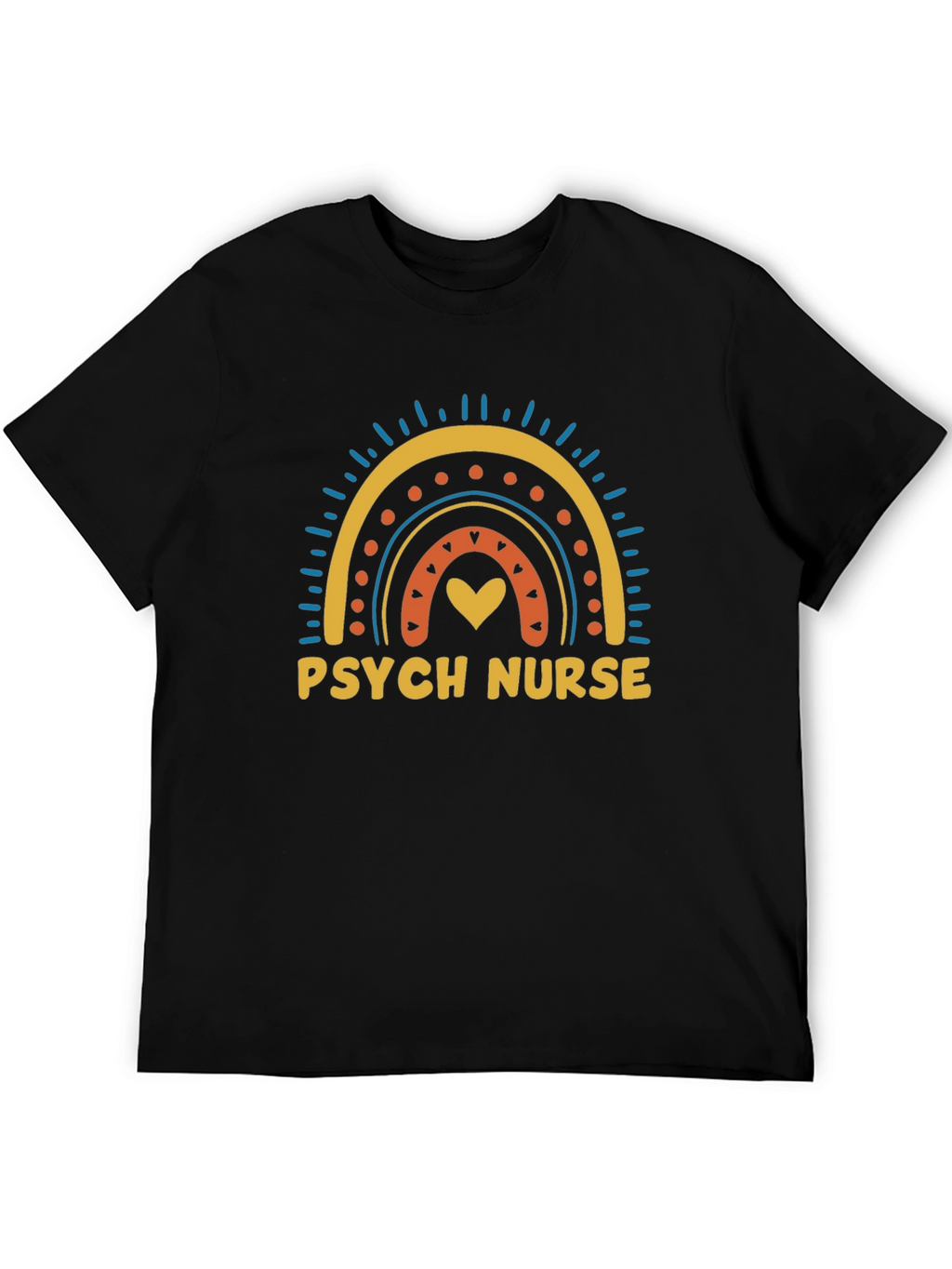 Psych Nurse Rainbow Graphic Tee