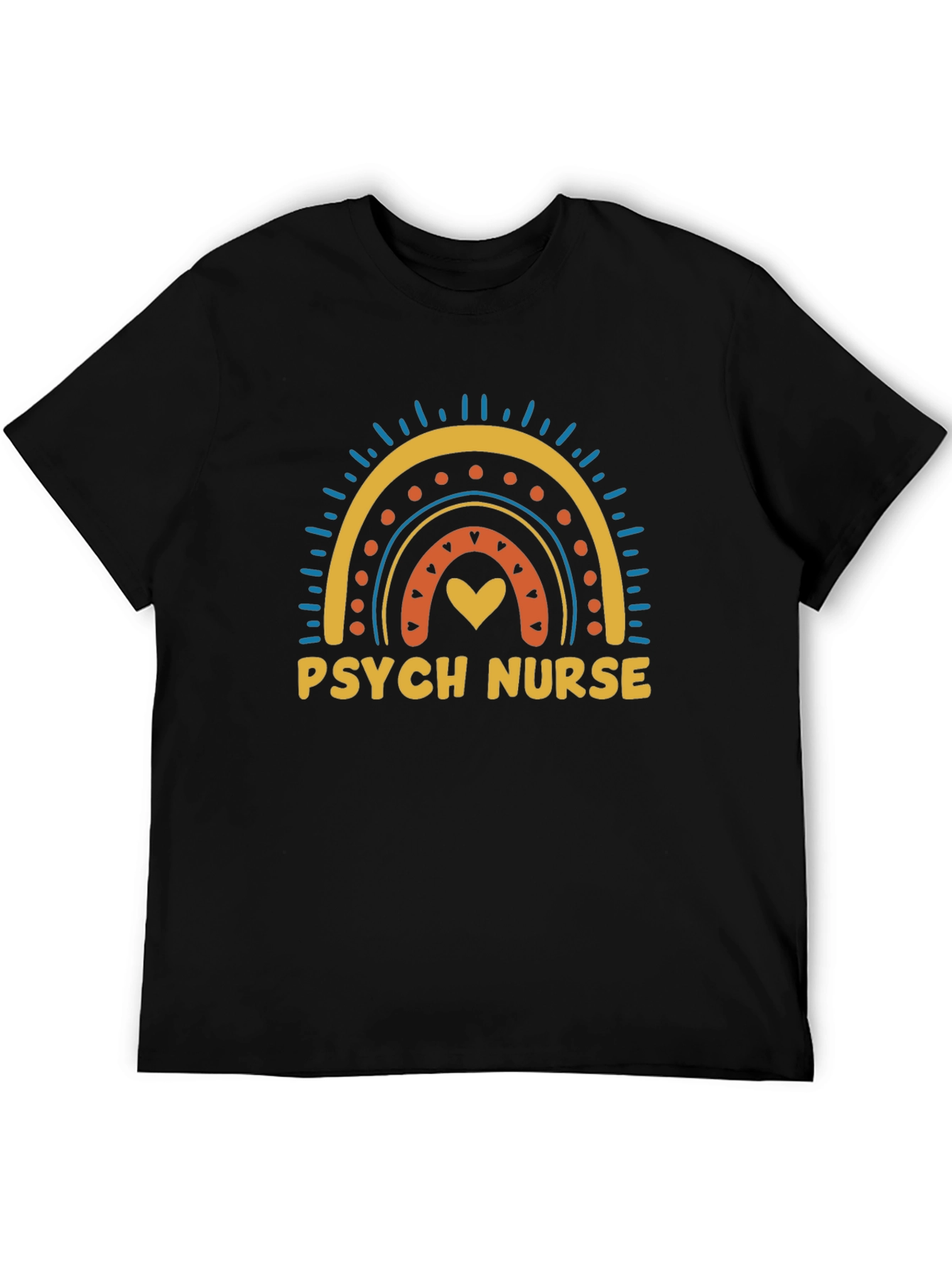 Psych Nurse Rainbow Graphic Tee