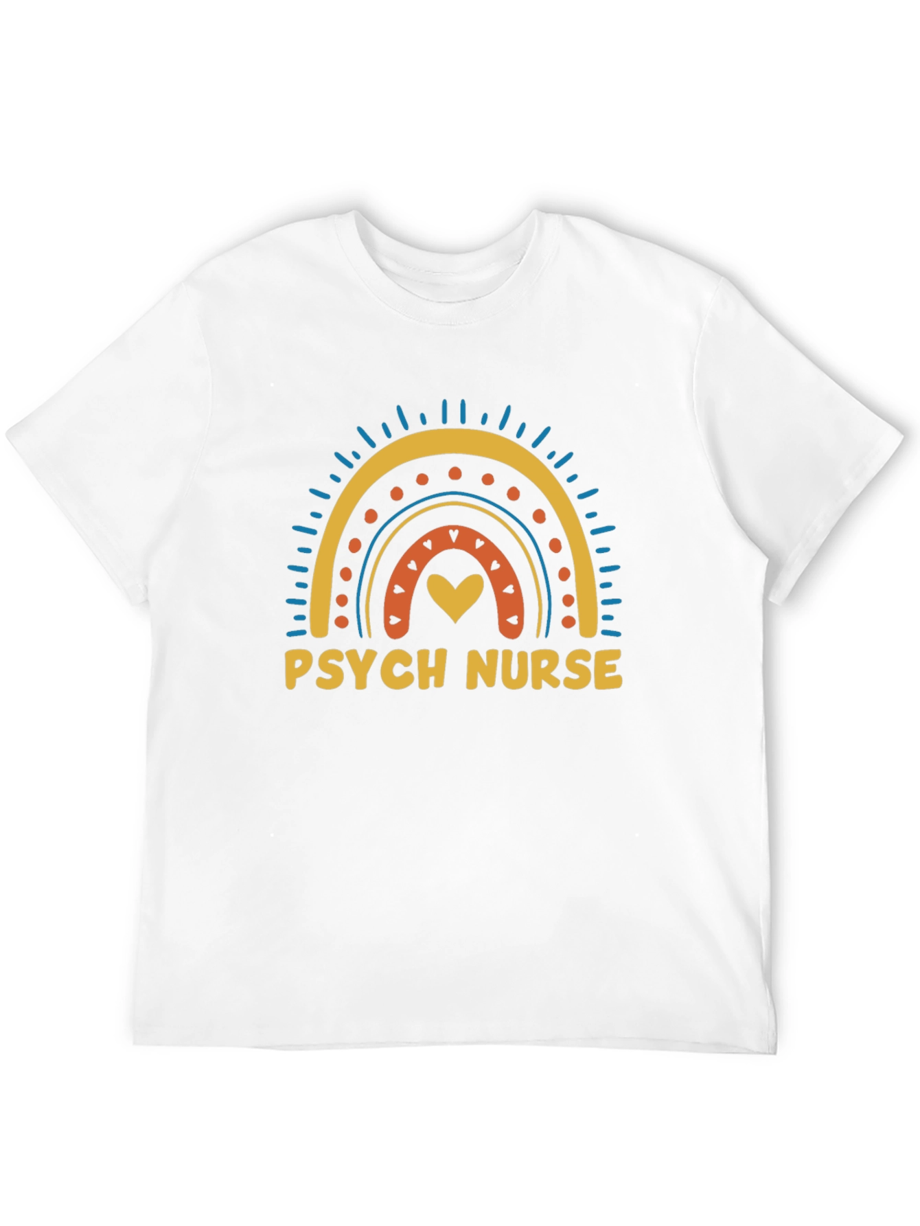 Psych Nurse Rainbow Graphic Tee