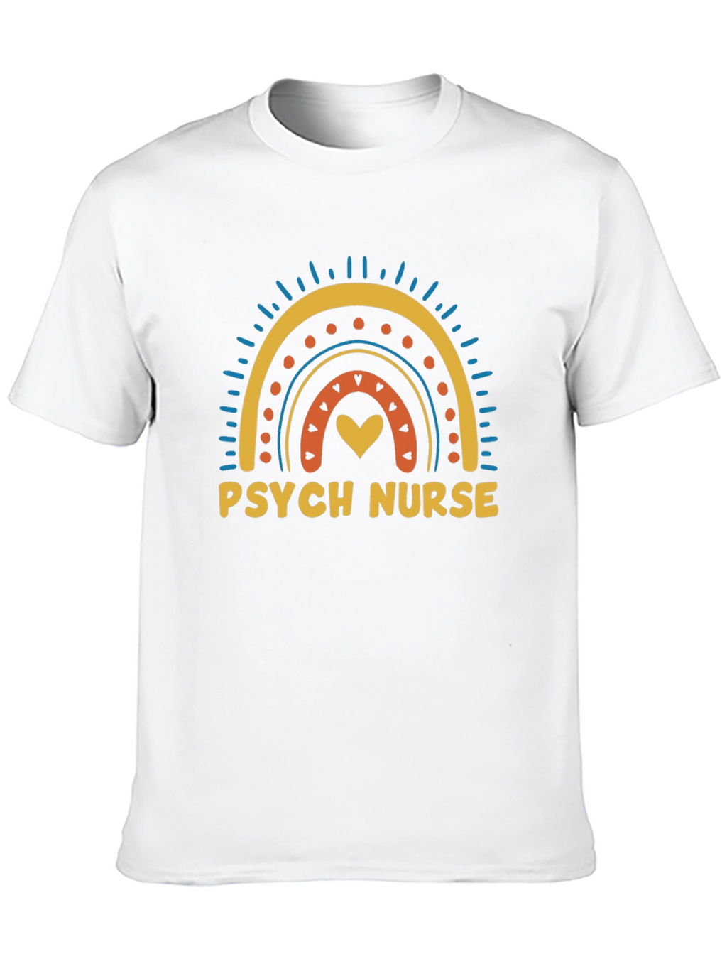 Psych Nurse Rainbow Graphic Tee