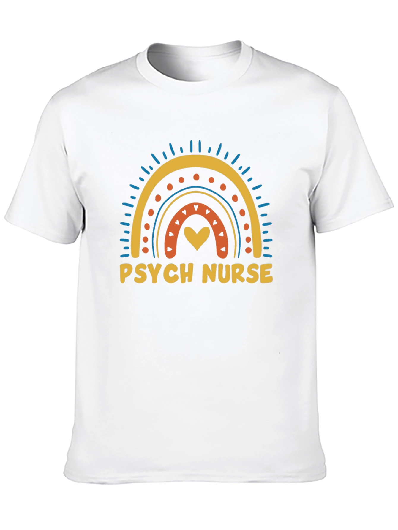 Psych Nurse Rainbow Graphic Tee