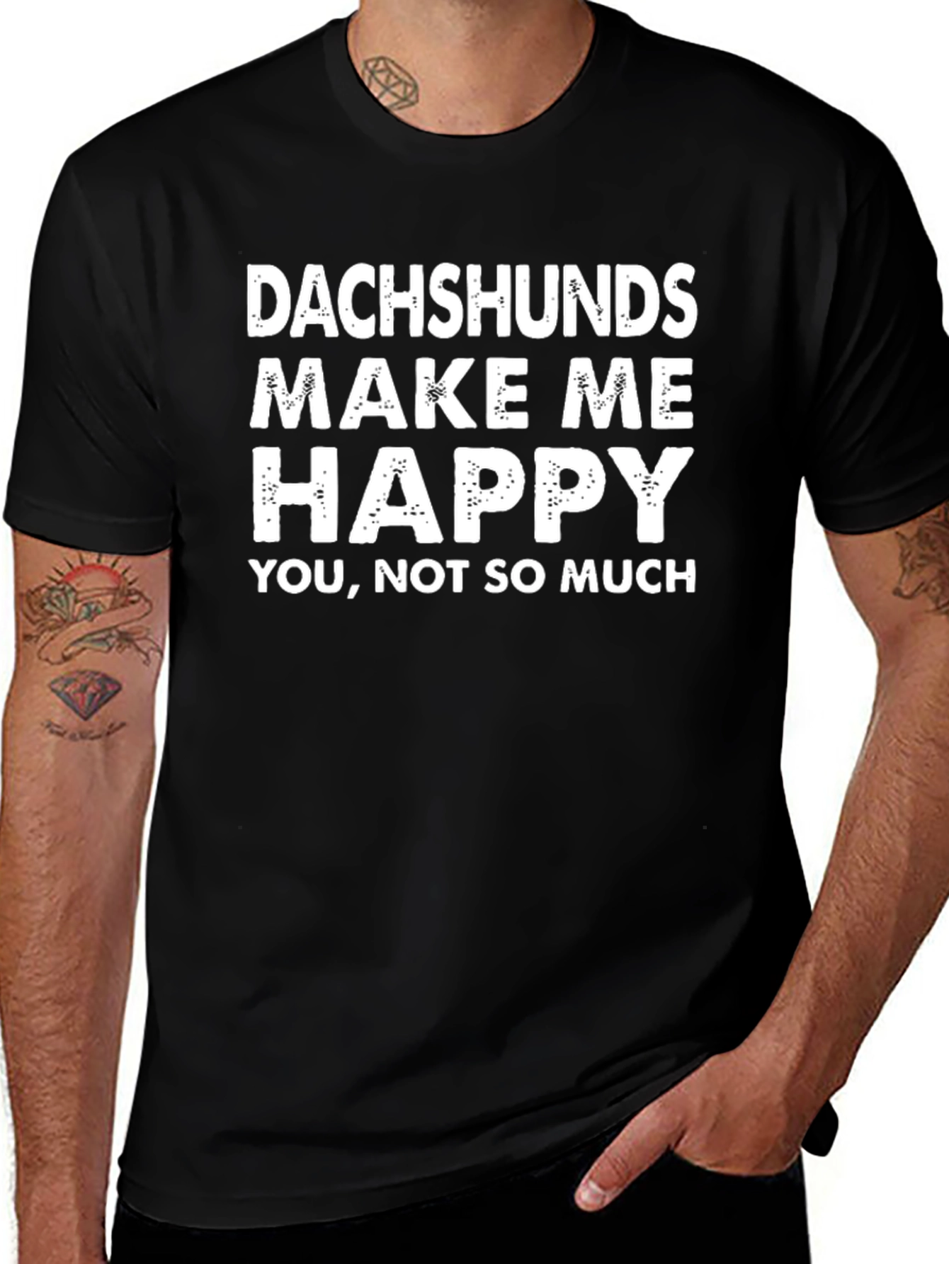 Dachshunds Make Me Happy T-Shirt