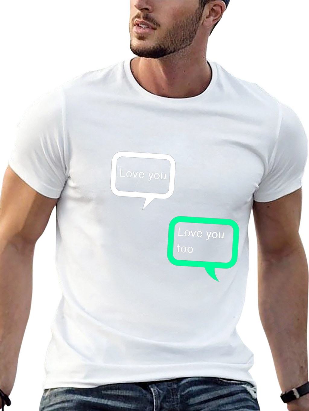 Love You Text Bubble T-Shirt