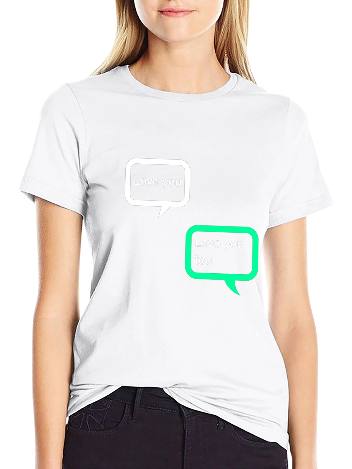 Love You Text Bubble T-Shirt
