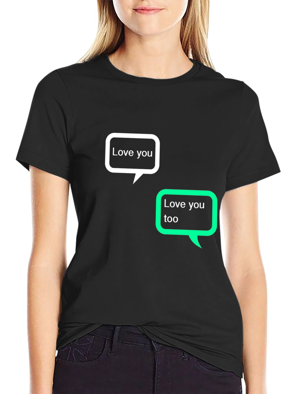 Love You Text Bubble T-Shirt
