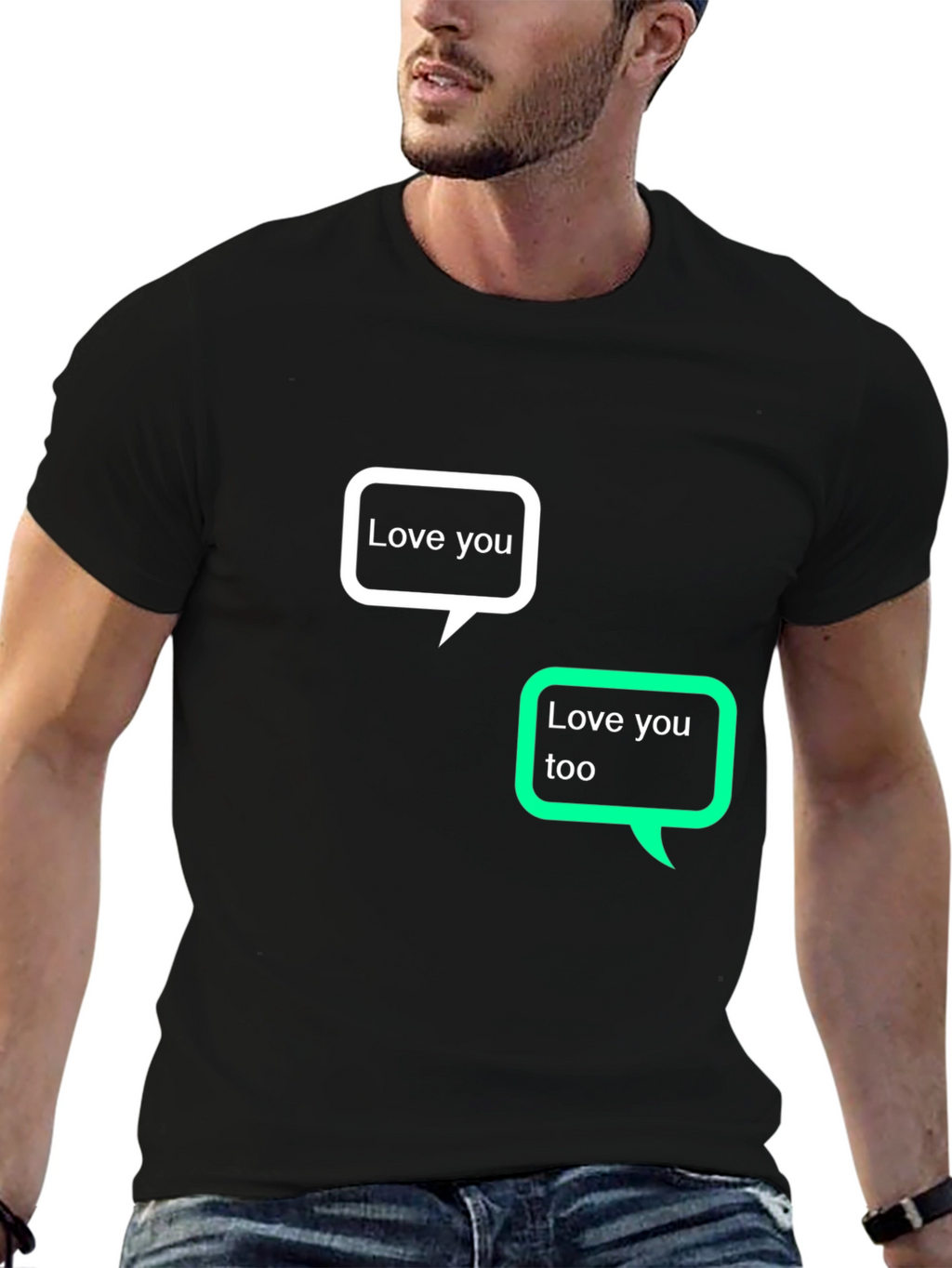 Love You Text Bubble T-Shirt