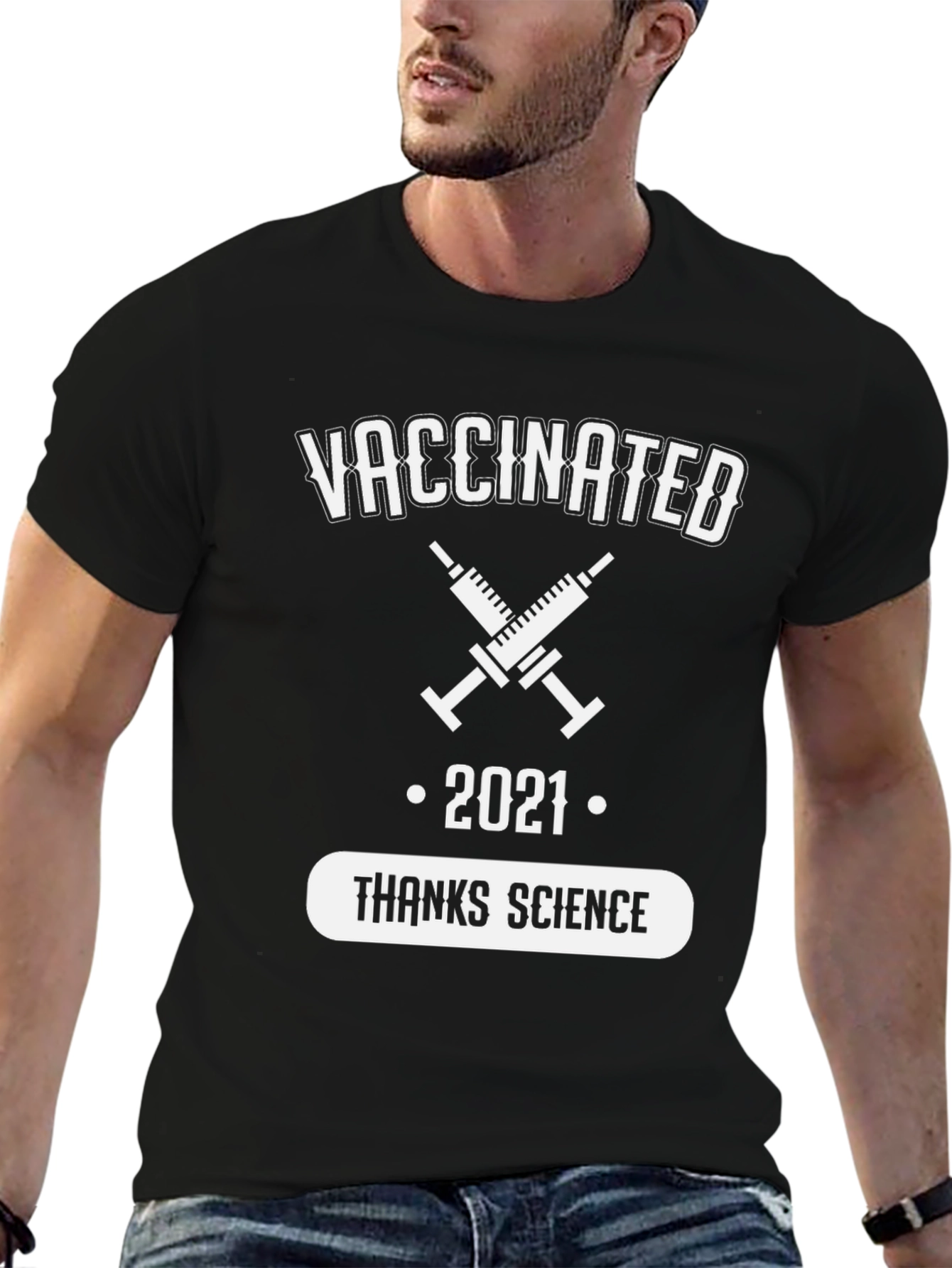 Vaccinated 2021 Thanks Science T-Shirt