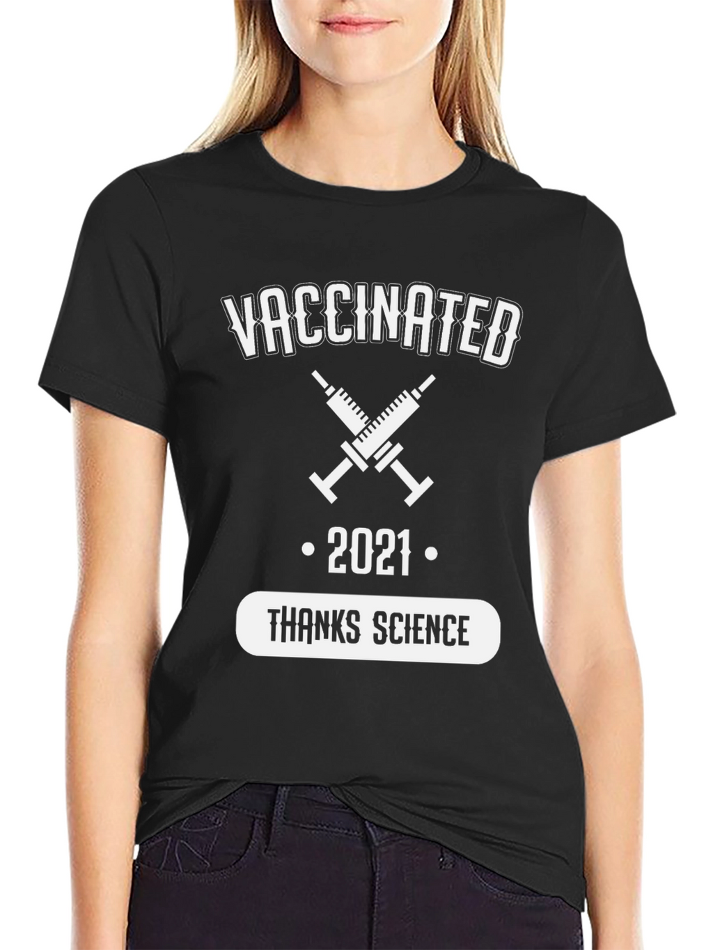 Vaccinated 2021 Thanks Science T-Shirt