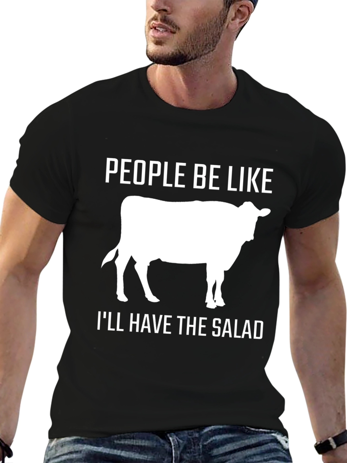 Funny Cow Salad T-Shirt - People Be Like