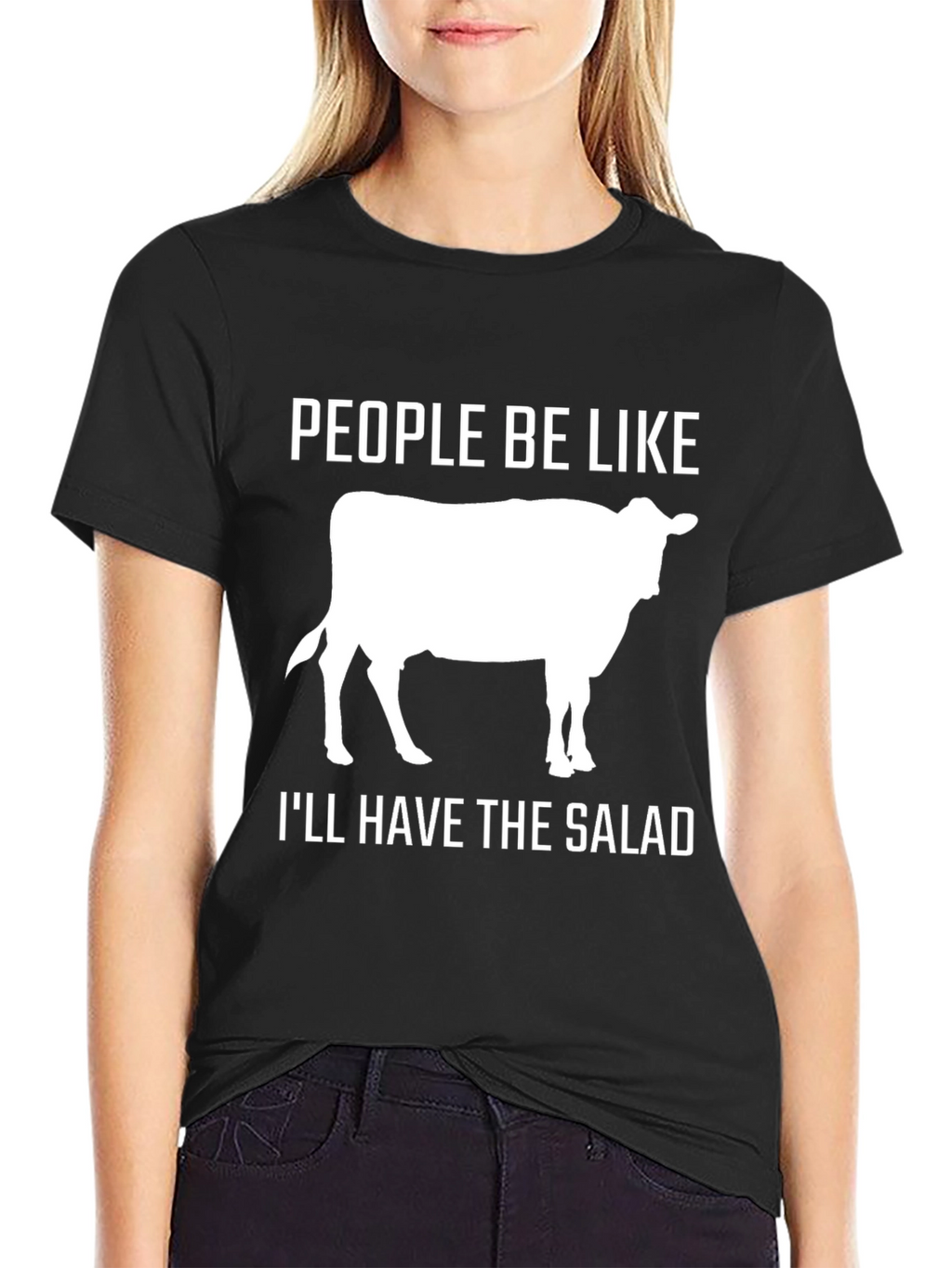 Funny Cow Salad T-Shirt - People Be Like