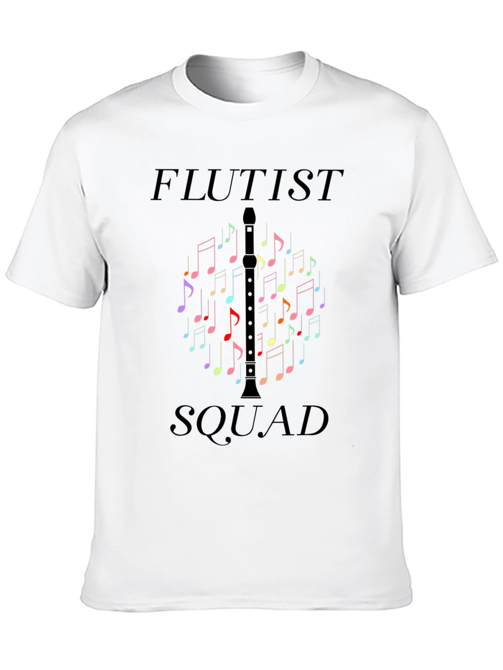 Flutist Squad Black T-Shirt