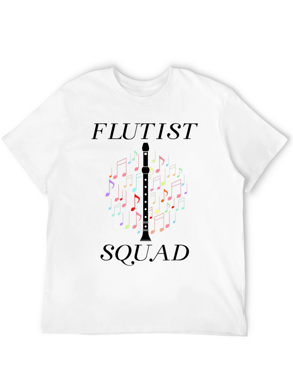 Flutist Squad Black T-Shirt