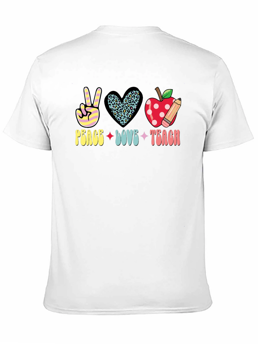 Peace Love Teach Graphic Tee