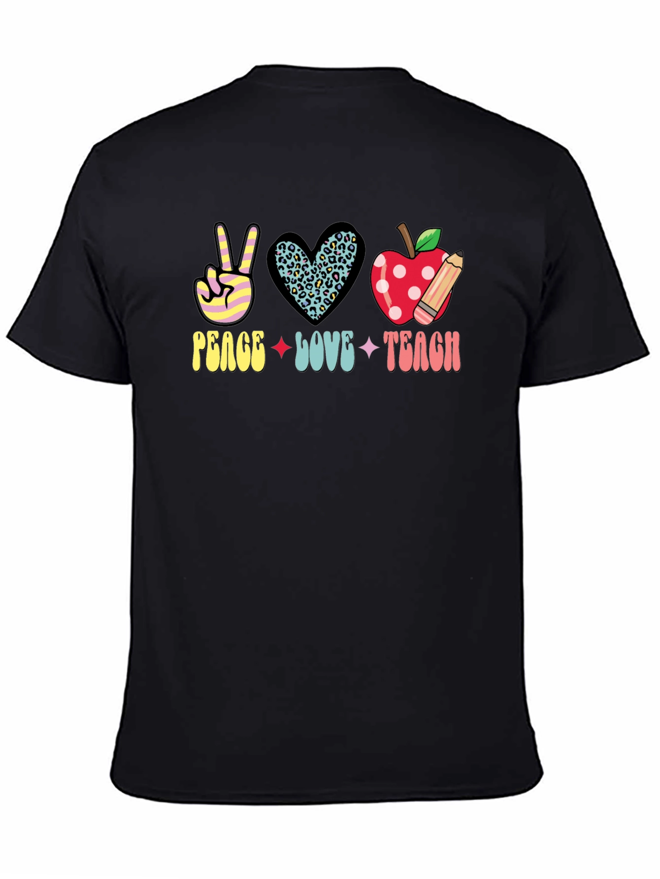 Peace Love Teach Graphic Tee