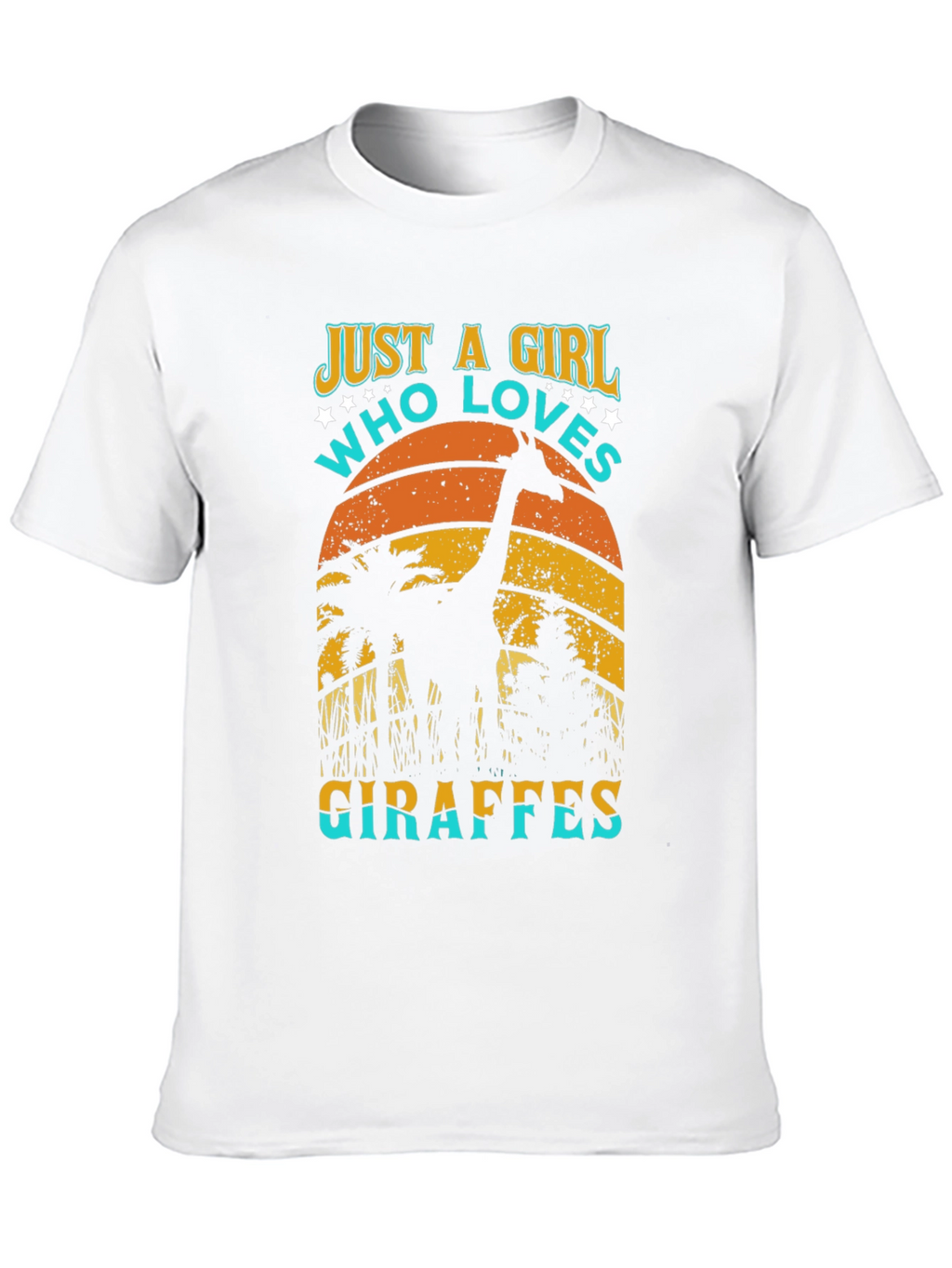 Just A Girl Who Loves Giraffes T-Shirt
