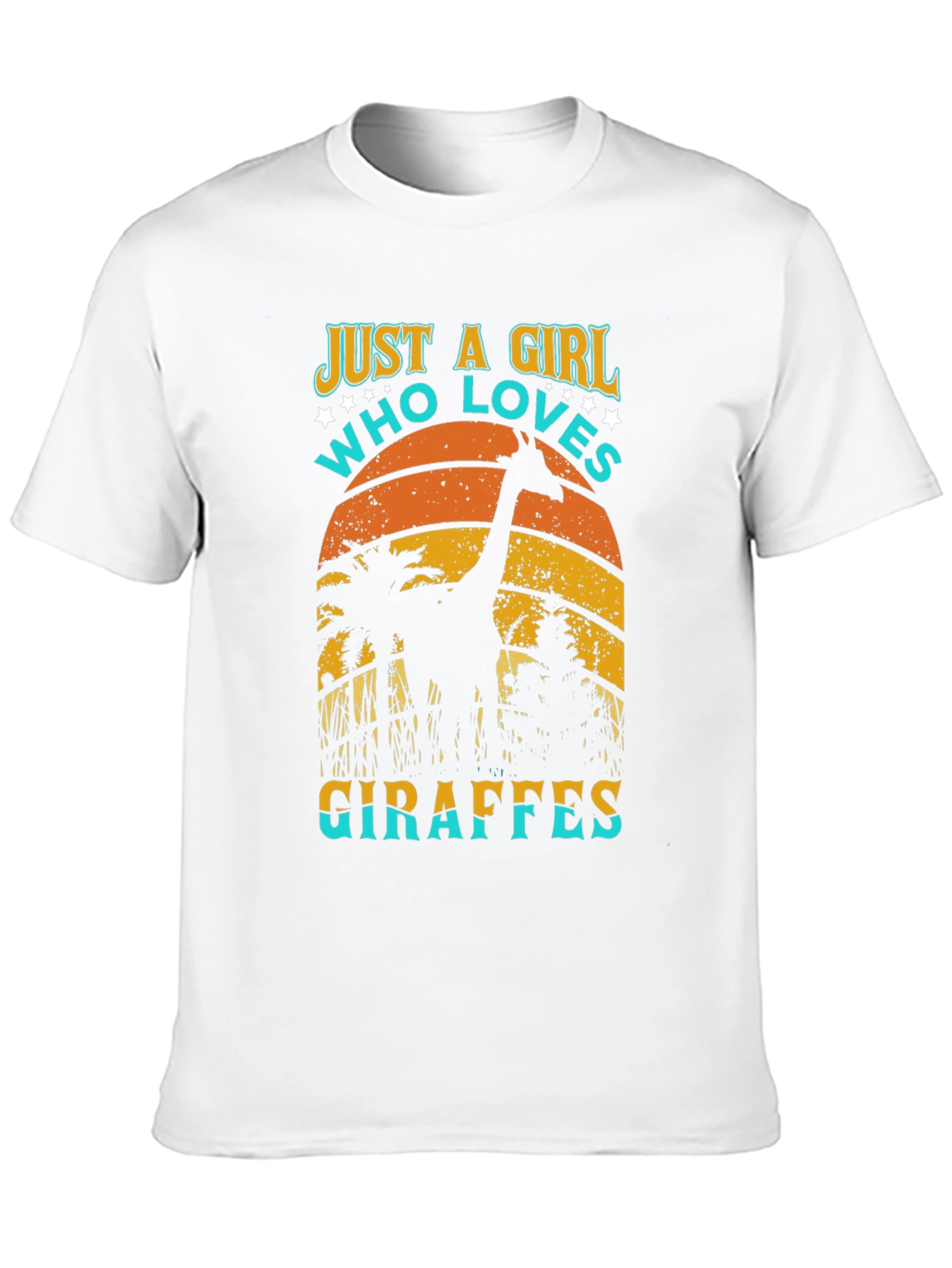 Just A Girl Who Loves Giraffes T-Shirt