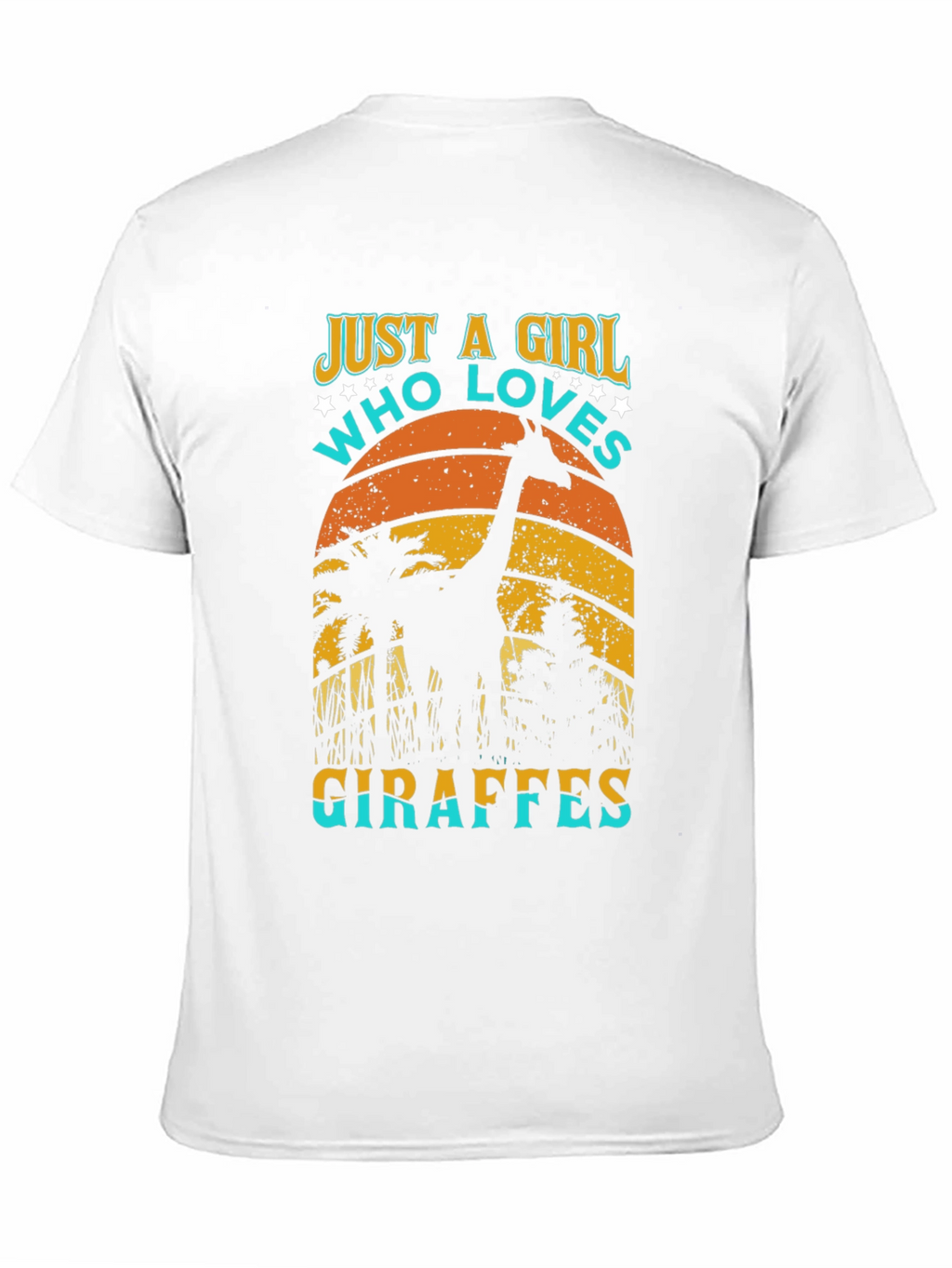 Just A Girl Who Loves Giraffes T-Shirt