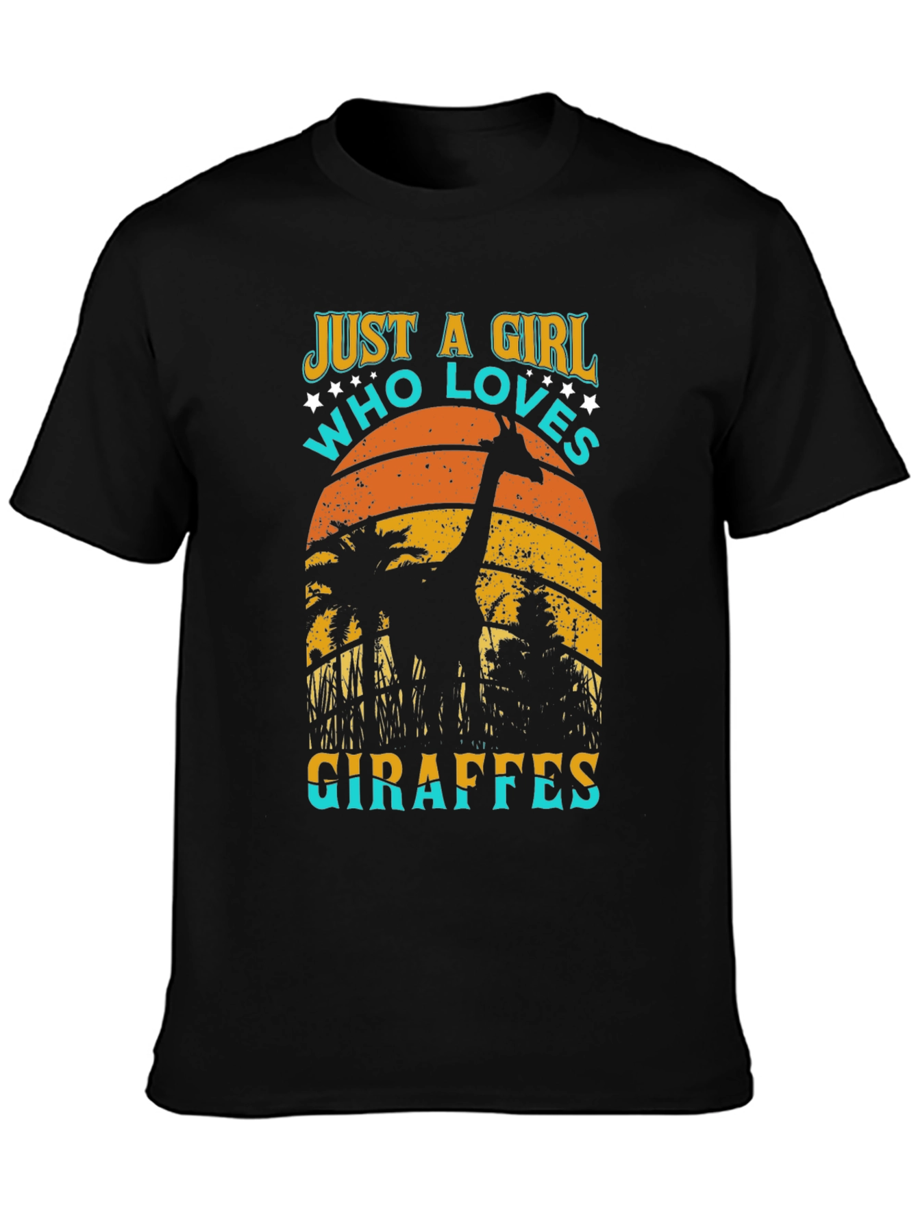 Just A Girl Who Loves Giraffes T-Shirt