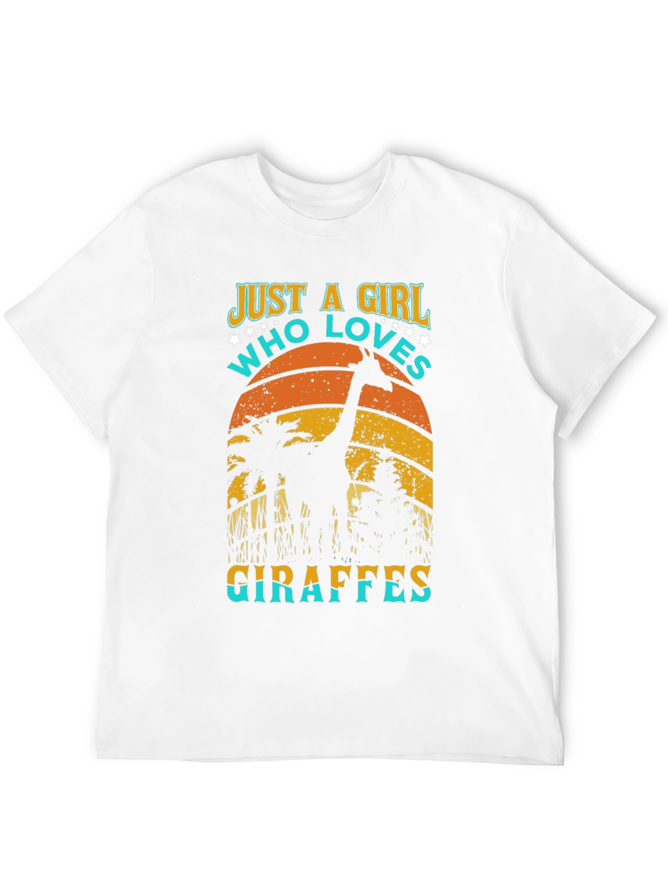 Just A Girl Who Loves Giraffes T-Shirt