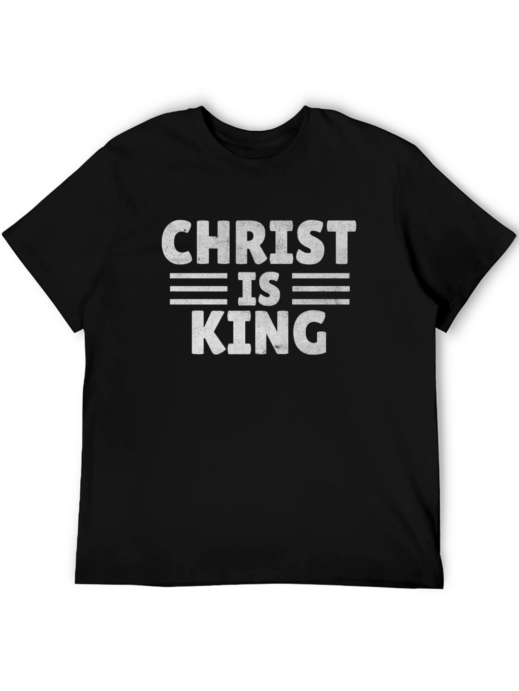 Christ is King Graphic Tee - Black Religious T-Shirt