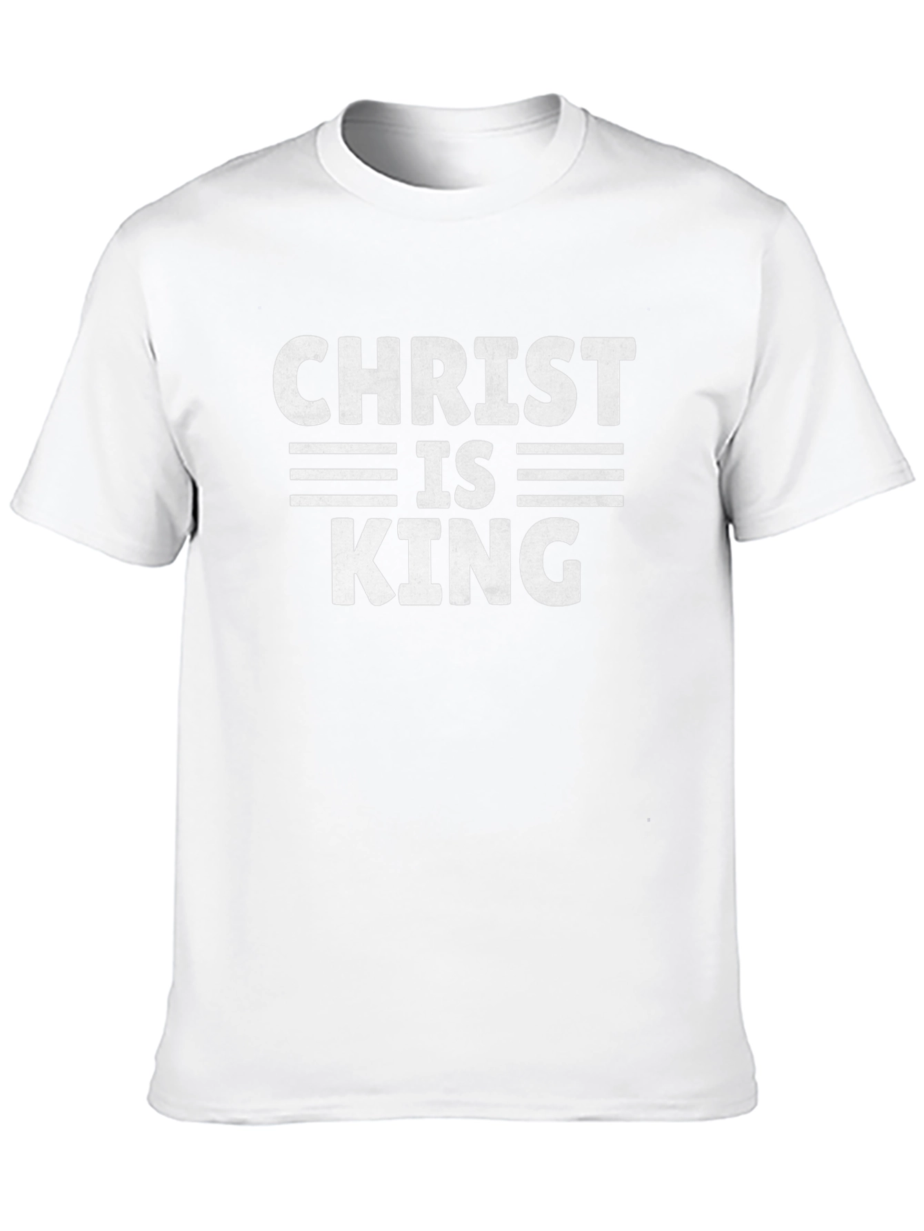Christ is King Graphic Tee - Black Religious T-Shirt